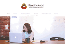 Tablet Screenshot of hendricksonbusinessadvisors.com